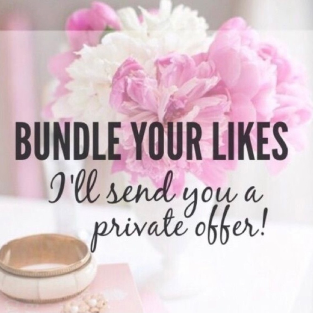 ❤️Bundle your likes for a private offer!!❤️